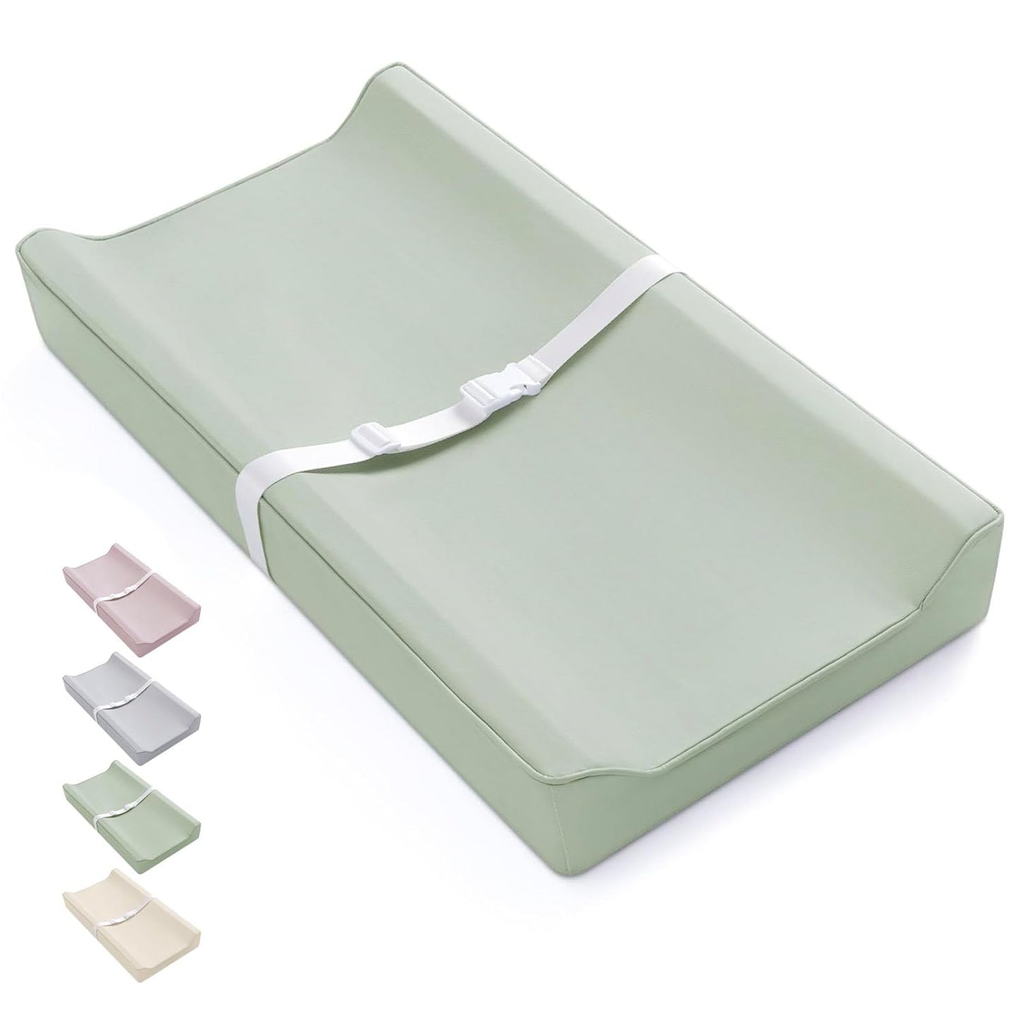 Blissful Diary Vegan Leather Baby Changing Pad for Easy Care