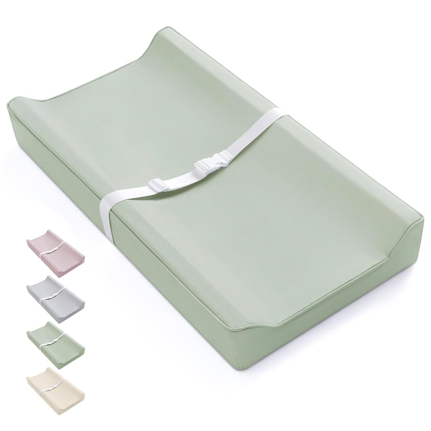 Blissful Diary Vegan Leather Baby Changing Pad for Easy Care