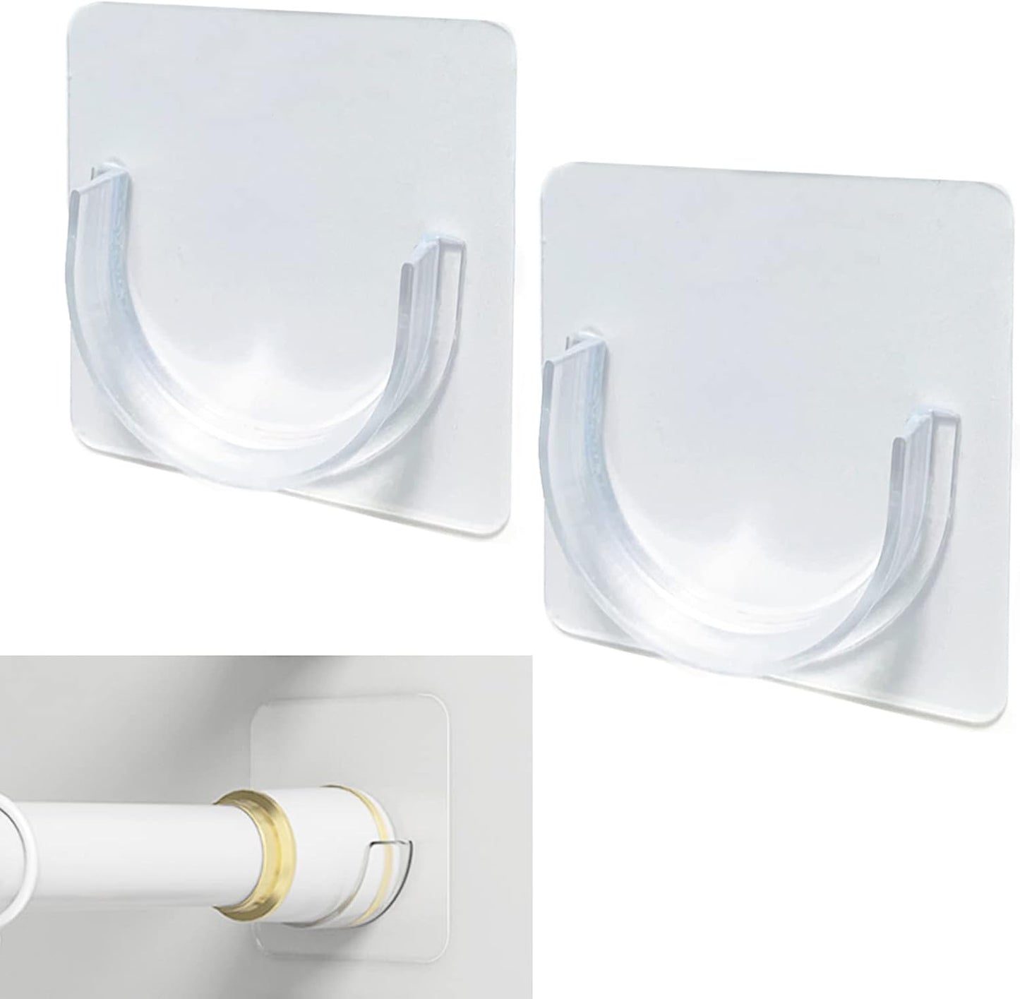 Venupple Tension Rod Holder - No Drilling Needed!