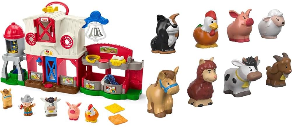 Fisher-Price Little People Farm Interactive Playset Bundle