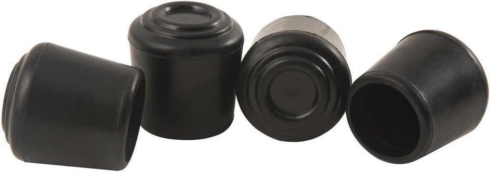 Waxman 1 Black Rubber Leg Tips - Protect Your Floors!