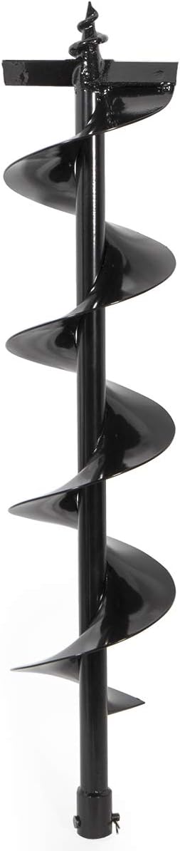 XtremepowerUS 6 Inch Replacement Auger Bit for Post Holes