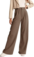 NIMIN High Waisted Work Pants for Women - Flattering Office Trousers