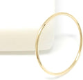Solid 14k Gold Thin Stacking Ring - Minimalist Everyday Gold