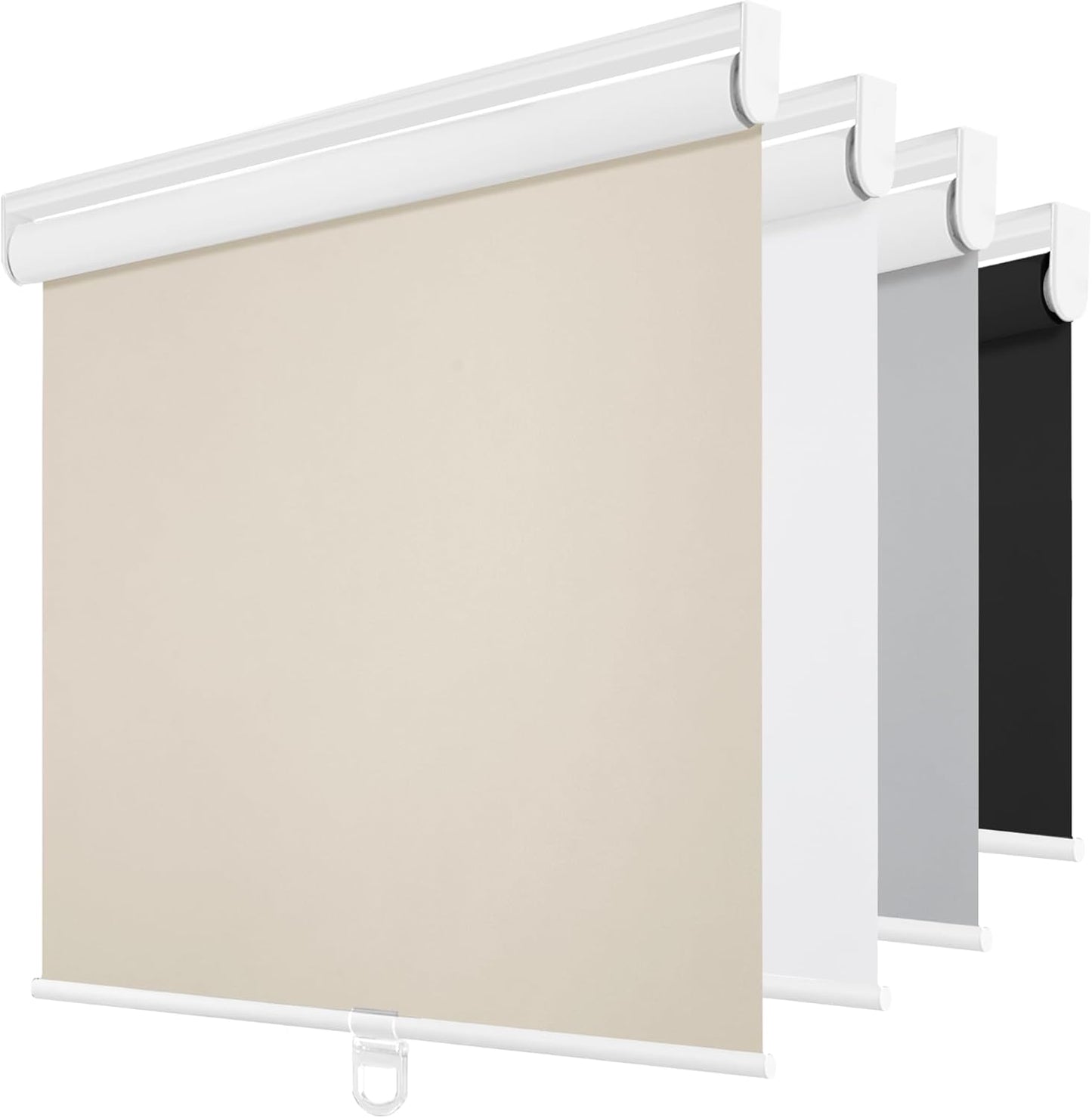 ChrisDowa Cordless Blackout Roller Shades for Total Blackout