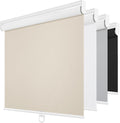 Cordless Blackout Roller Shades 35in x 72in Beige - Total Blackout