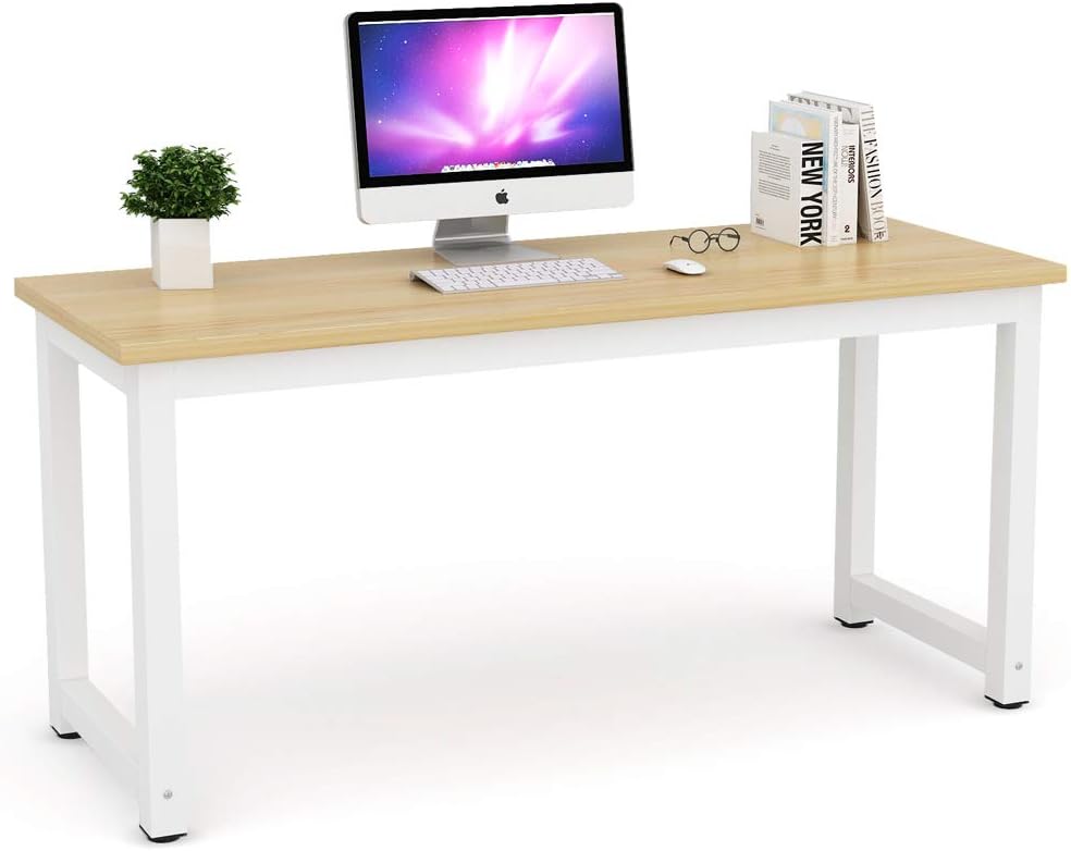 Tribesigns 63 inch Large Office Desk for Home Office Workstation