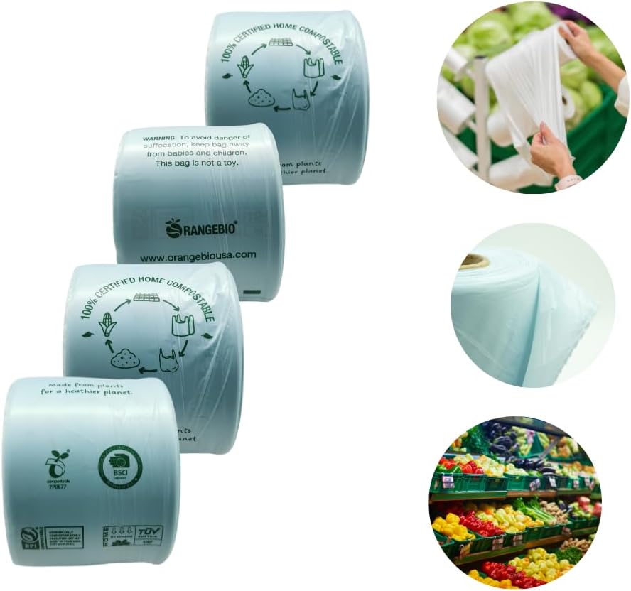 Certified Home Compostable Produce Bags for Sustainable Living