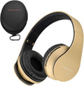 PowerLocus Wireless Bluetooth Over-Ear Foldable Headphones - Travel