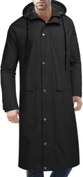 COOFANDY Men's Rain Jacket with Hood Waterproof Lightweight Long 80%