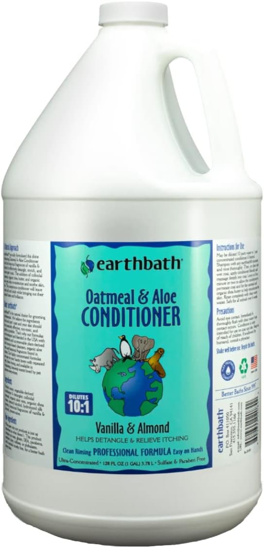earthbath Oatmeal & Aloe Conditioner for Dogs - 1 Gallon