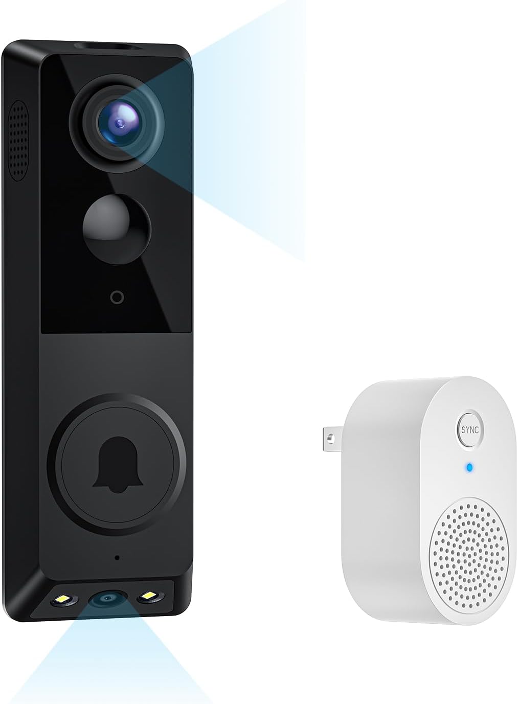 BoomChill Security Doorbell: Color Night Vision, AI Detection