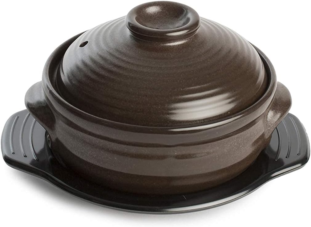 Korean Stone Bowl for Sizzling Bibimbap and Soup - Premium Ceramic