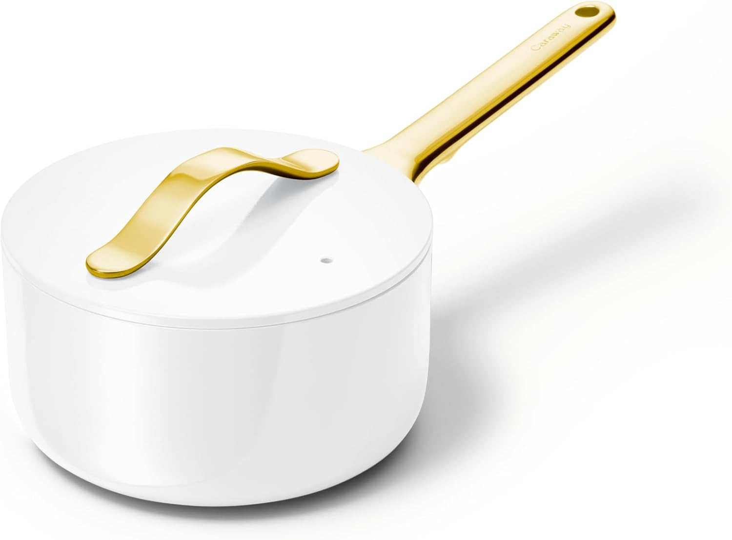 Caraway Nonstick Ceramic Sauce Pan - 1.75 qt for Healthy Cooking