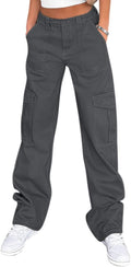Stylish High Waisted Cargo Pants for Women by Lepunuo