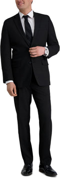 Haggar Mens JMH Premium Stretch Tailored Fit Suit Jacket & Pants