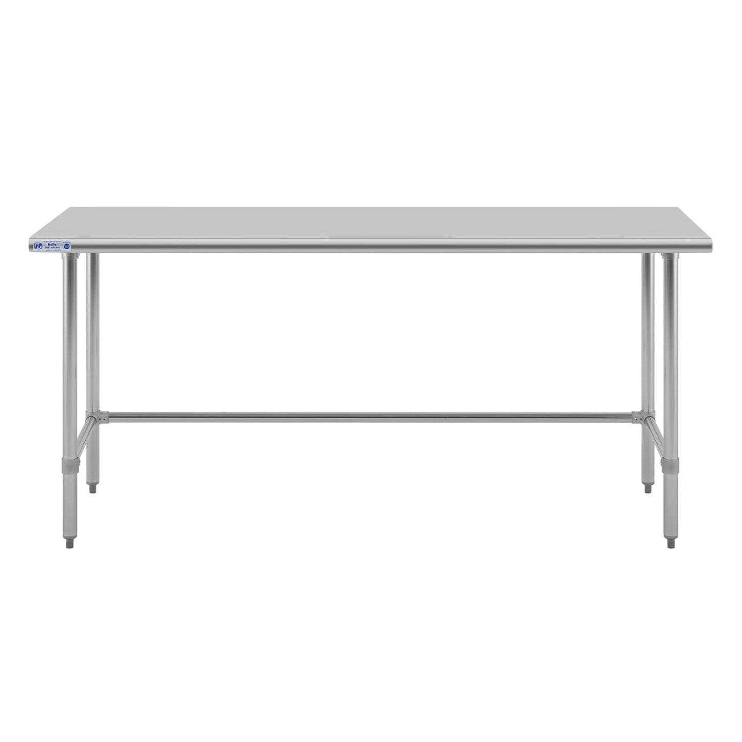 Hally Open Base Stainless Steel Table for Heavy Duty Work