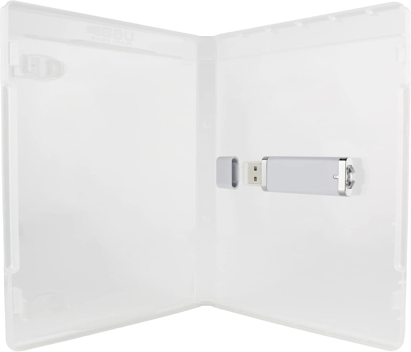 Flash Pac USB Flash Drive Case Super Clear - 25 Pack for Safety