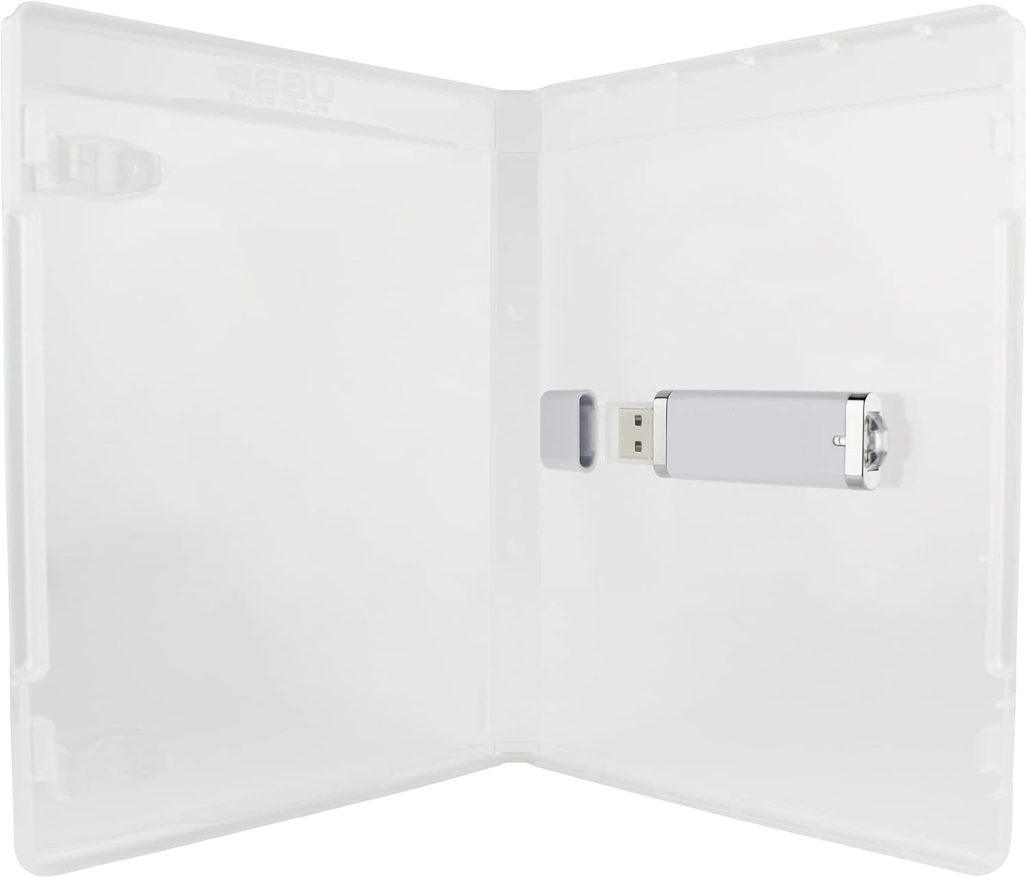 Flash Pac USB Flash Drive Case Super Clear - 25 Pack for Safety