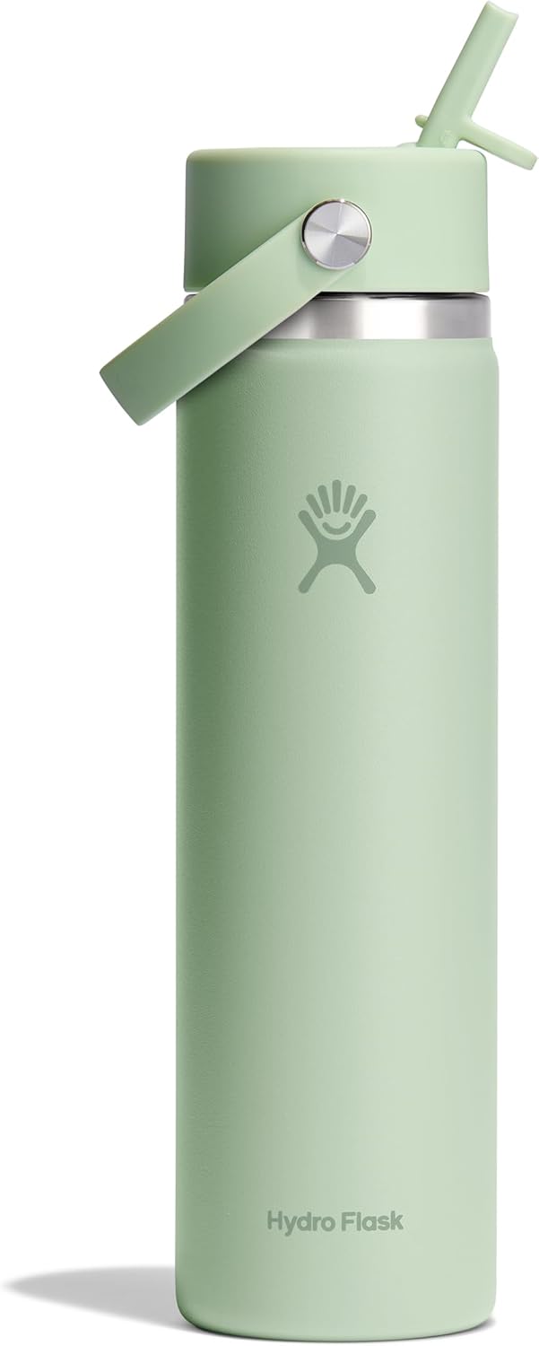 Hydro Flask Insulated Water Bottle with Flex Straw Lid 24 Oz
