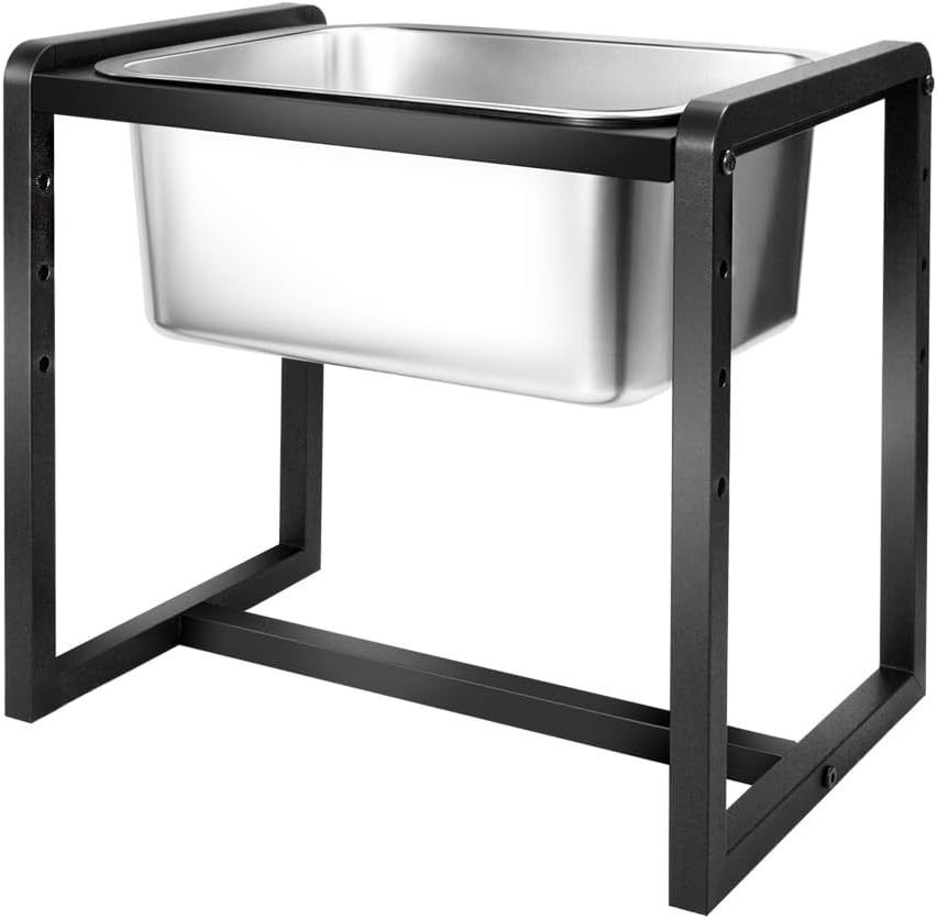 Adjustable Height Elevated Large Dog Water Bowls for Easy Dining