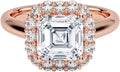 Moissanite Engagement Ring for Women 2 CT Asscher VVS1 - Twisted Vine