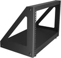 6U 2-Post Server Rack for 19 in Equipment - Compact Desktop Rack