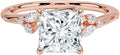 1-3 CT Moissanite Engagement Ring Colorless VVS1 Twisted Vine