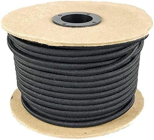 Elastic Bungee Cord for Tie Downs and DIY Projects - 50 or 100 Foot