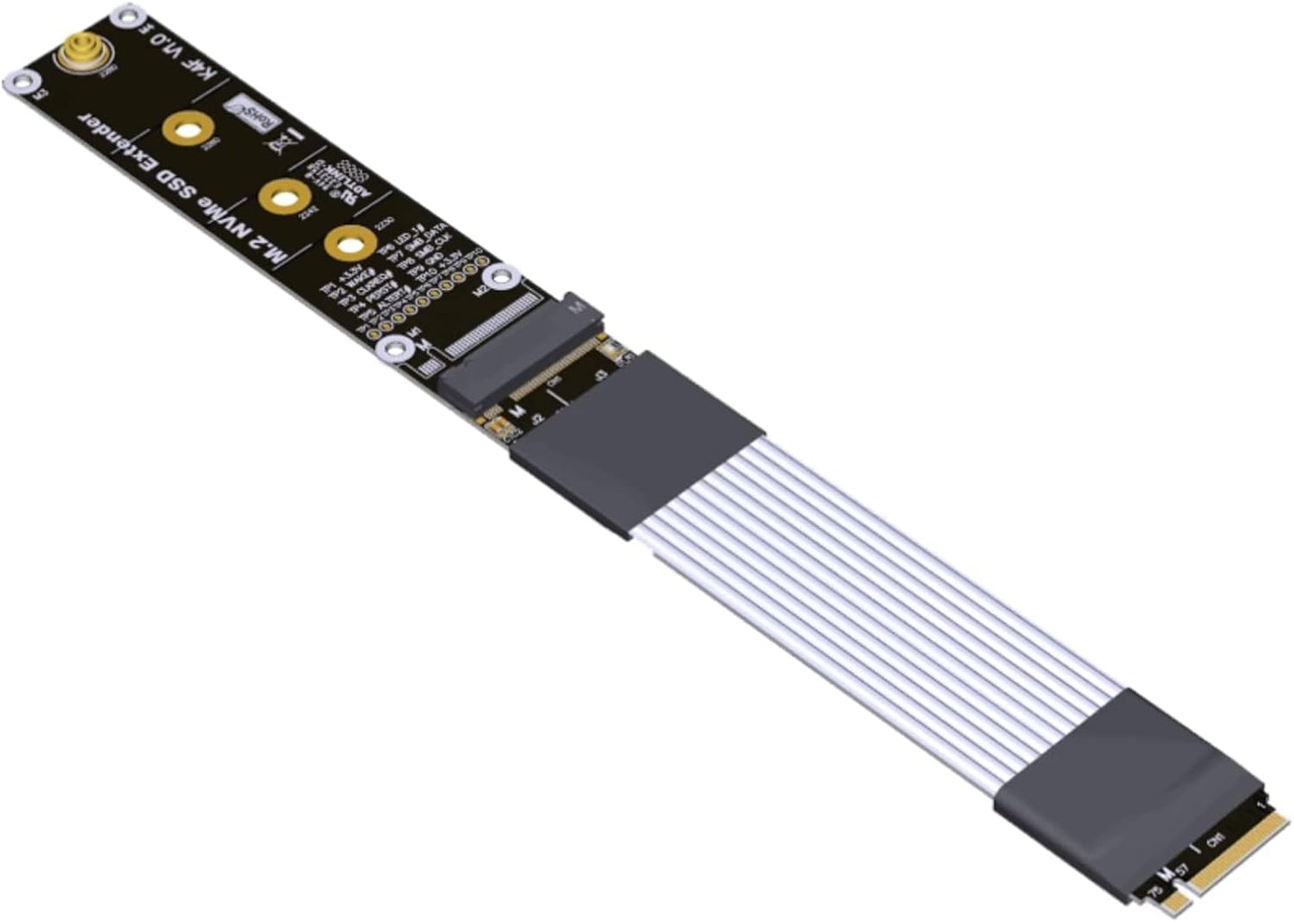 ADT-Link Pcie 4.0 x4 M.2 NVMe M-Key SSD Extension Cable