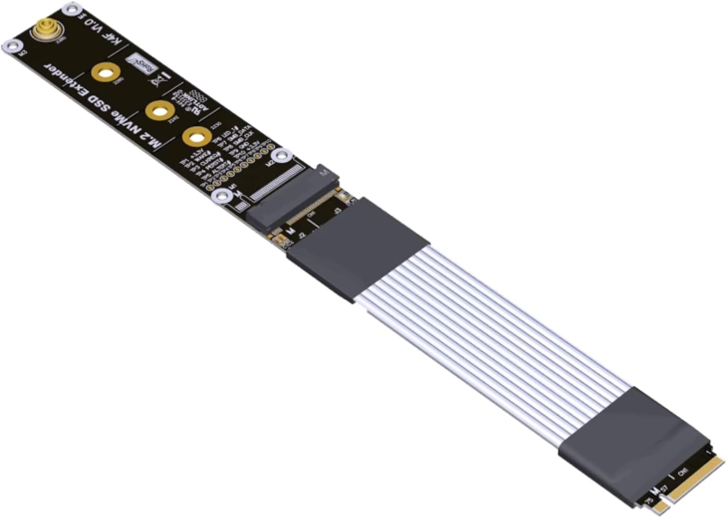 ADT-Link Pcie 4.0 x4 M.2 NVMe M-Key SSD Extension Cable