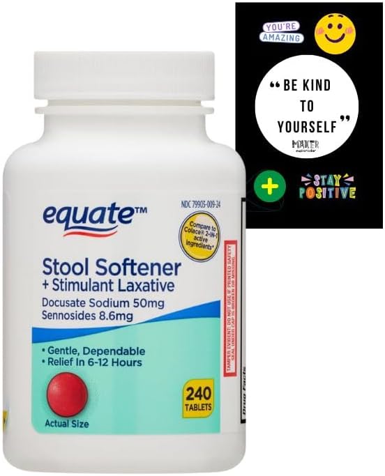240 Ct Constipation Relief Tablet Combo by Maker