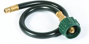 Camco 20in Pigtail Propane Hose Connectors for RVs and Campers