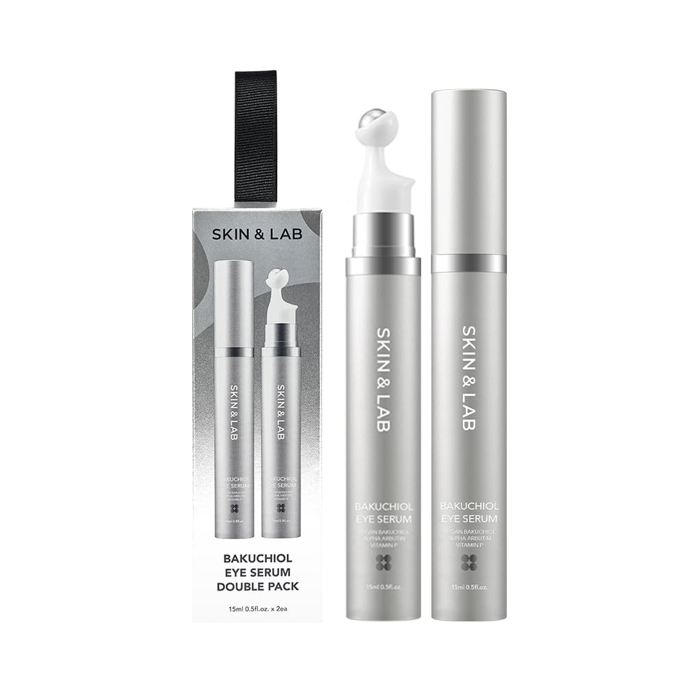 Bakuchiol Eye Serum with Caffeine for Anti-Aging Care