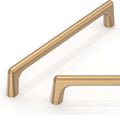10 Pack Champagne Bronze Cabinet Pulls 5 Inch 128mm - Durable Kitchen