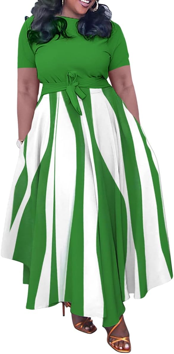 BFFBABY Plus Size A Line Dress for Women - Casual Summer Style