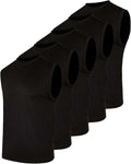 Men's Mesh Active Tech Tank Top 5 Pack - Big & Tall Options