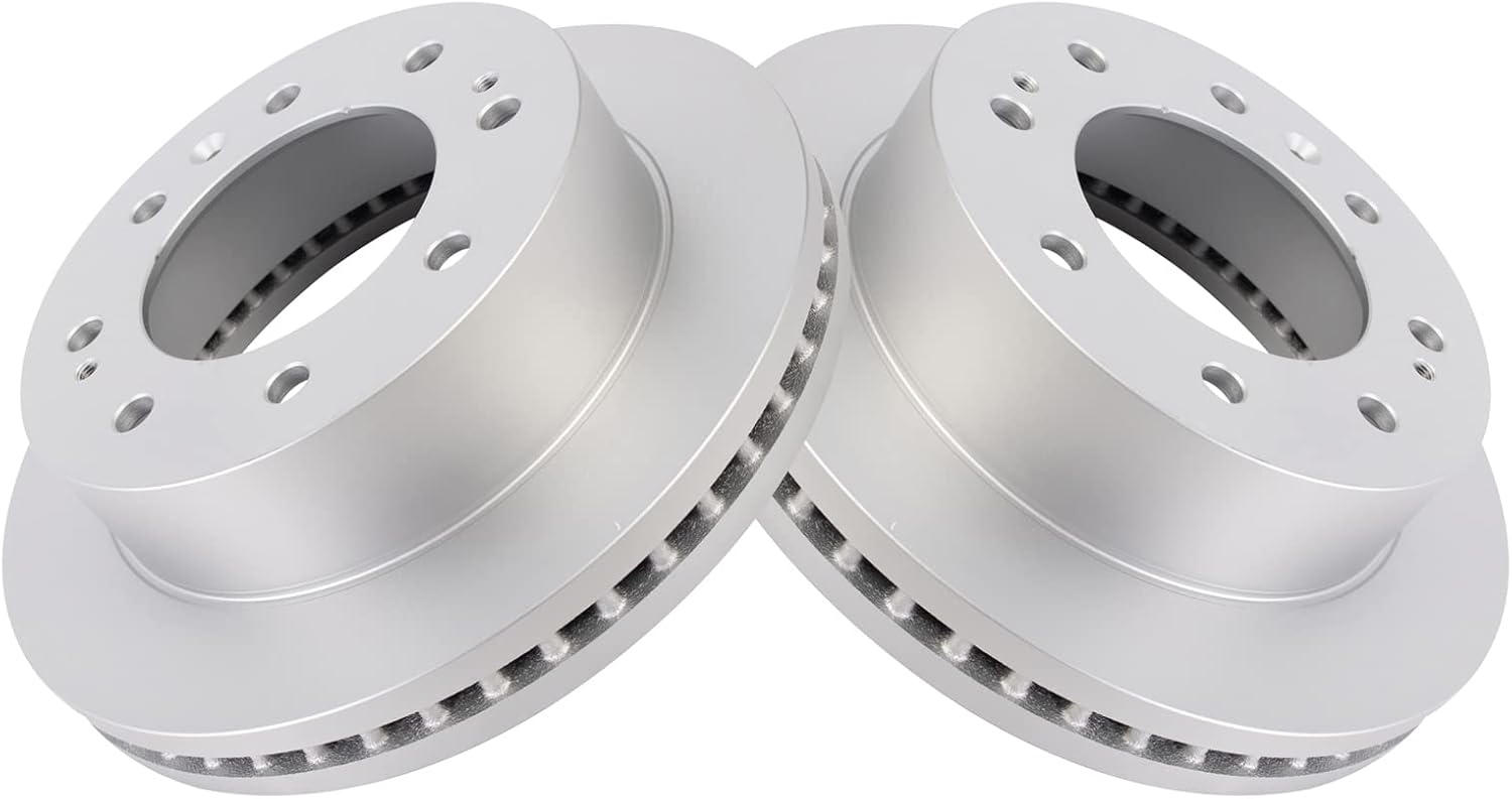 TRQ Front Brake Rotor Set for 2011-2024 Chevrolet Silverado