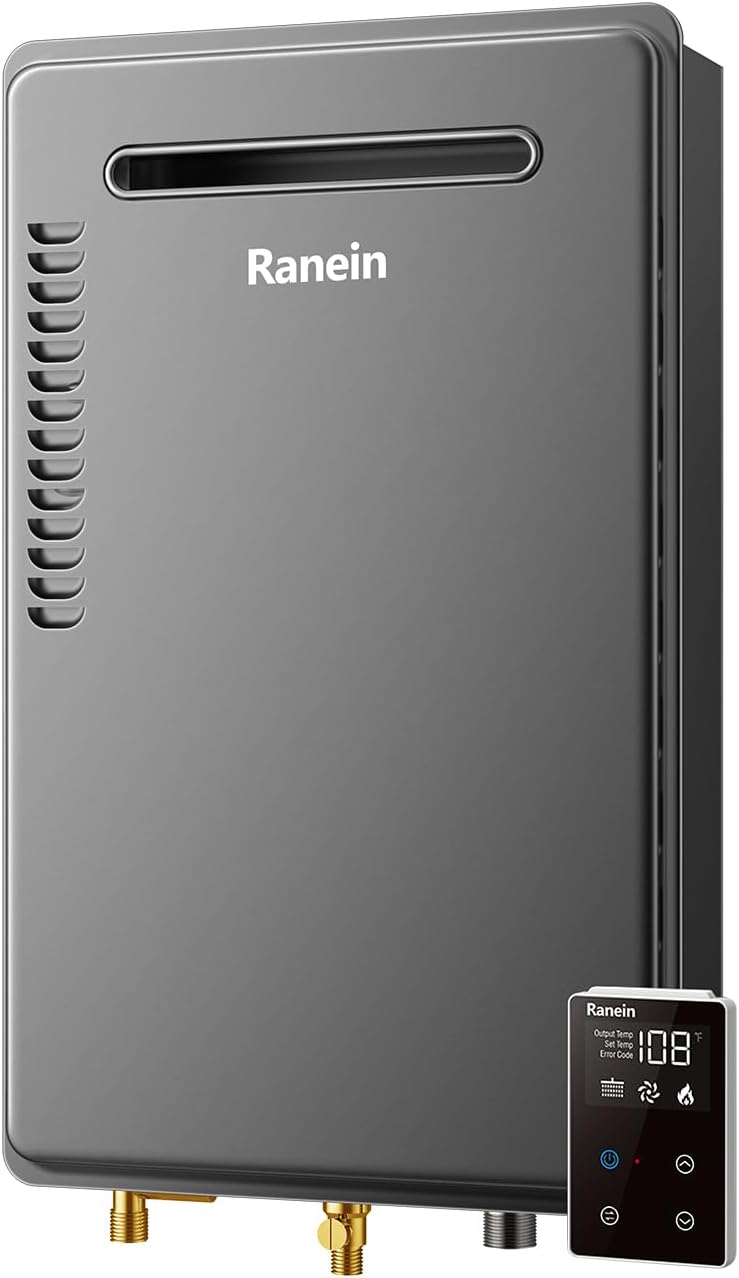 Ranein: Instant Hot Water - 130,000 BTU Tankless Heater