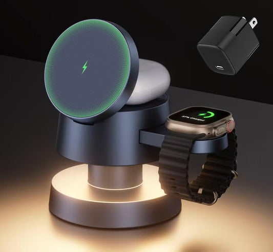 iVANKY 4 in 1 Wireless Charging Station for iPhone 16 Pro Max
