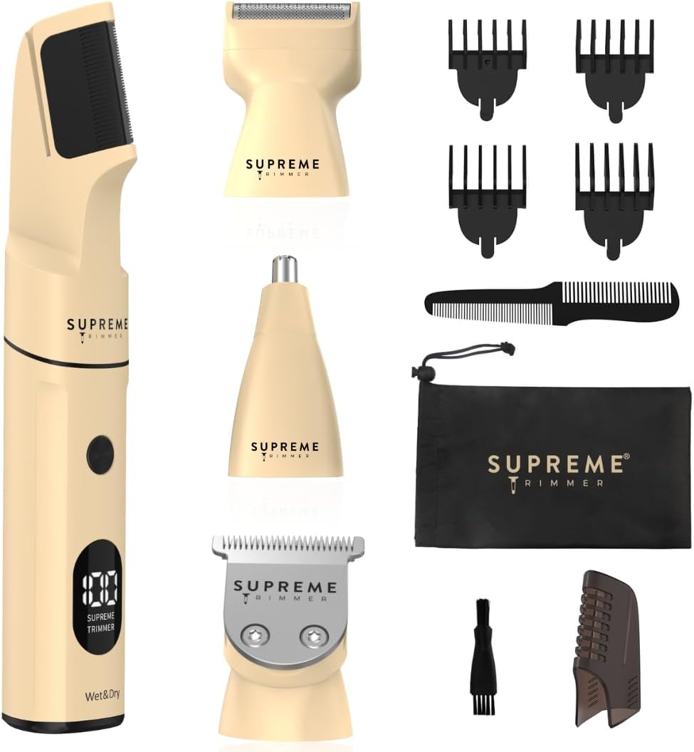 Supreme Trimmer All-in-One Multigroomer for Men's Grooming