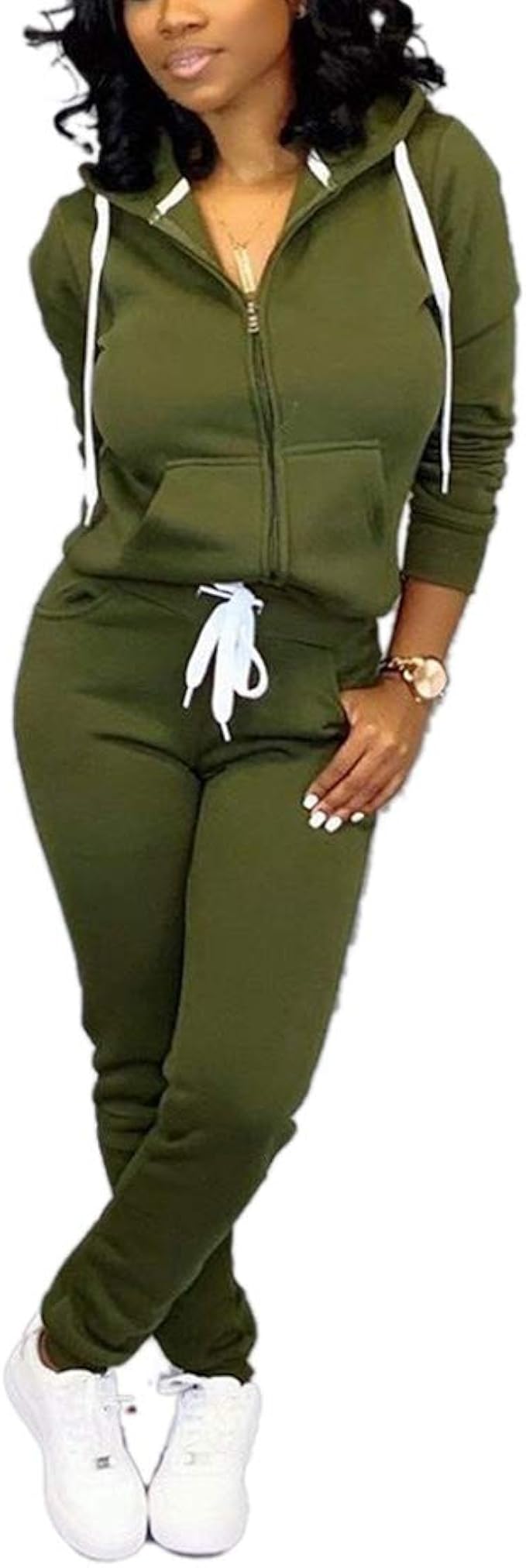 Nimsruc Womens 2 Piece Outfits Casual Sweatsuits for Comfort