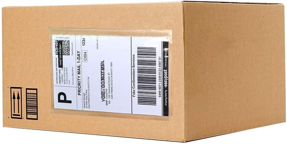 SJPACK 6 x 9 Packing List Envelopes for Secure Shipping Needs