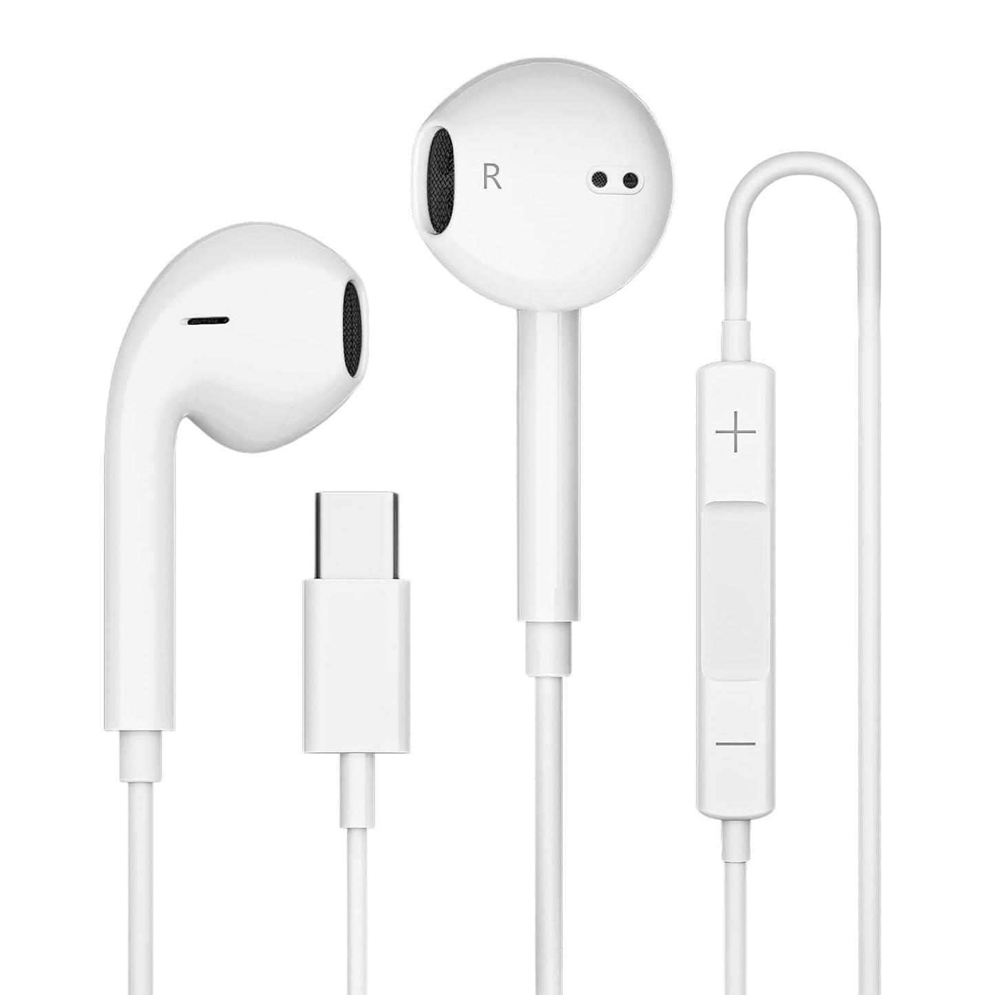 JYCHEYI Type C Earbuds: Wired Control & Crisp Sound