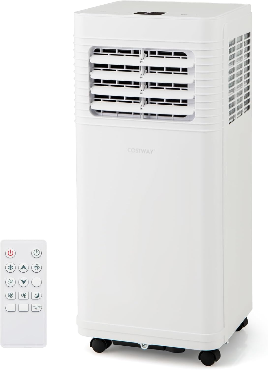 COSTWAY 8000 BTU Portable Air Conditioner - Cools 250 Sq.Ft
