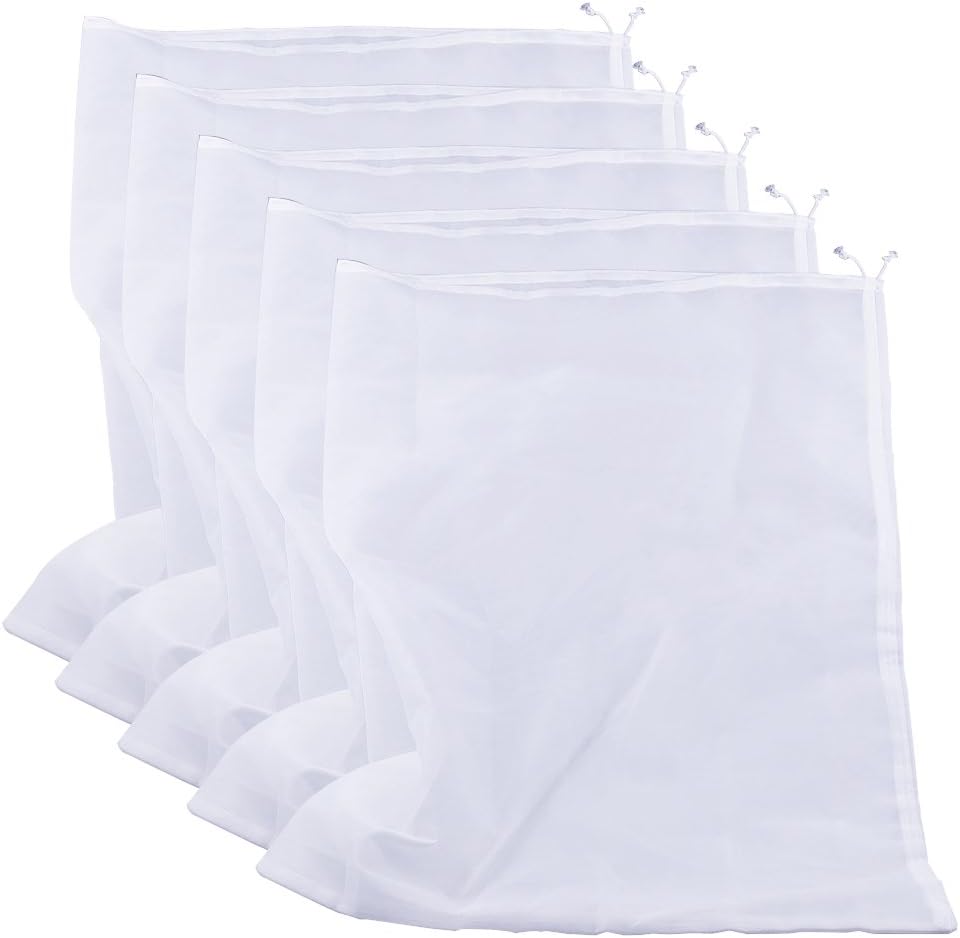 75 Micron Nylon Straining Bag for Nut Milk and Juice Straining