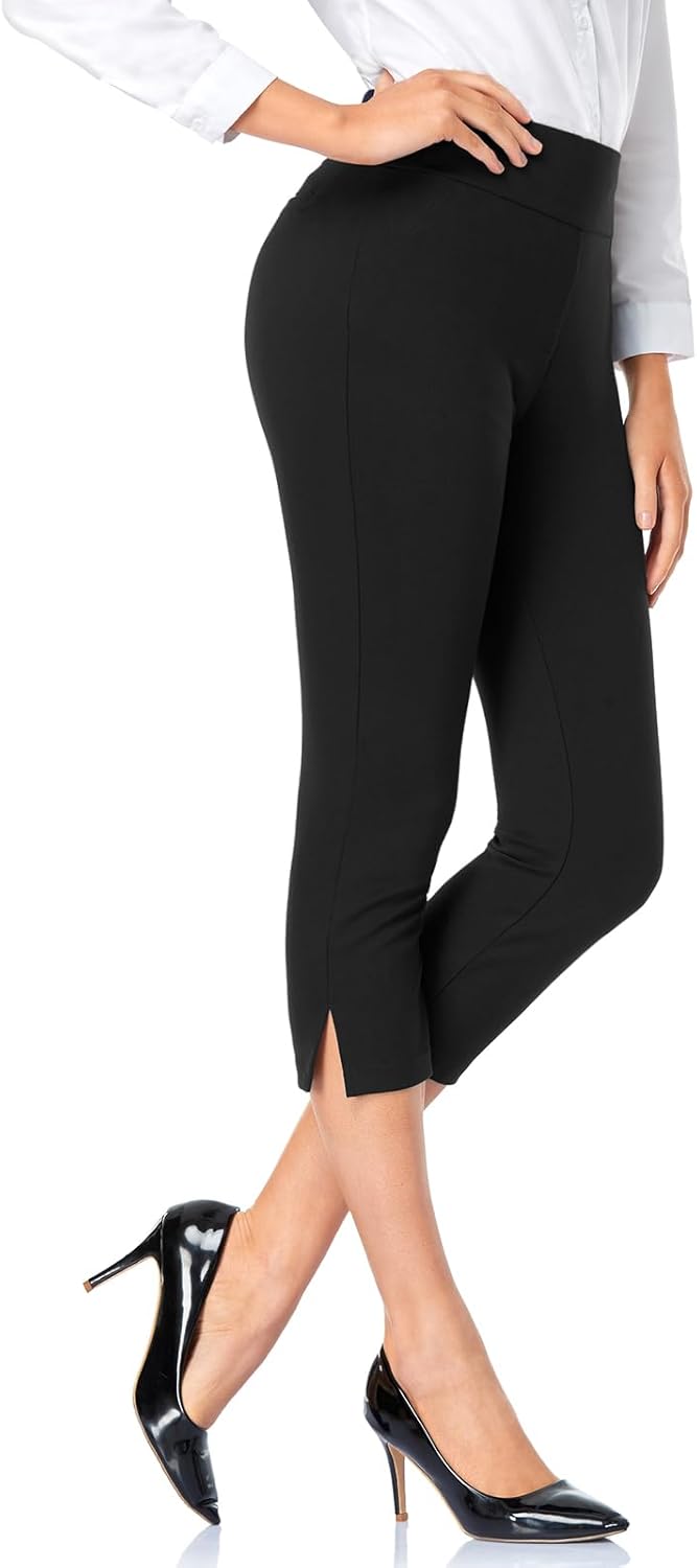 Tapata Women's Capri Dress Pants for Office and Casual Wear
