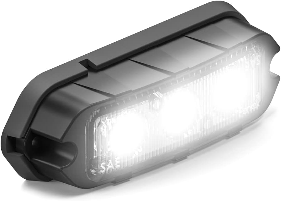 Feniex Industries White T3 Surface Mount LED Light for Vehicles