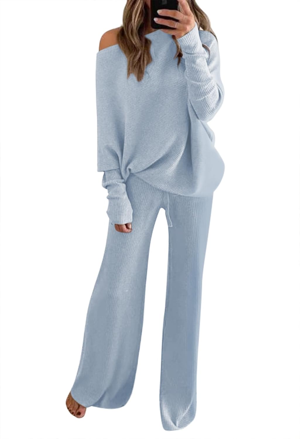 Linsery Women 2 Piece Sweater Sets for Stylish Comfort