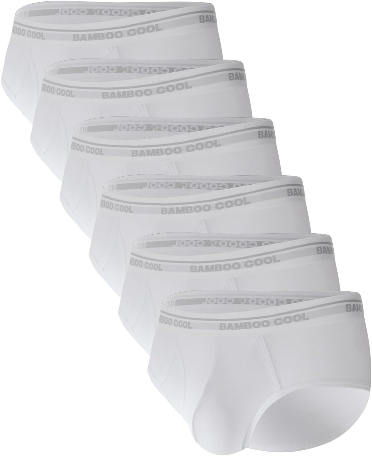 Bamboo Cool Mens Breathable Soft Underwear Open-fly Briefs